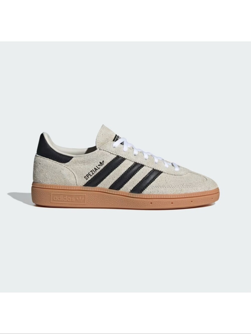 Adidas Handball Spezial Womens 7.5 8 NEW NIB Alumina / Core Black / Cloud White - Picture 1 of 13